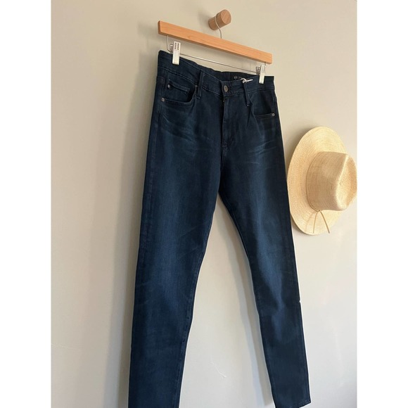 AG Adriano Goldschmied | Farrah High-Rise Skinny Jeans | Fave Blue | Sz 29 | NWT - Picture 3 of 11